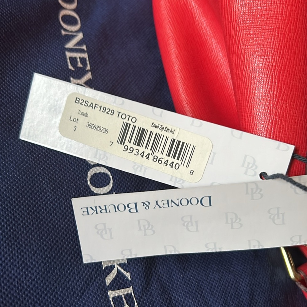 Dooney & Bourke Saffiano Zip Satchel - Picture 7 of 7